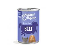 Edgard and Cooper Delightful Beef Adult Dog Food Tins - 6 x 400g