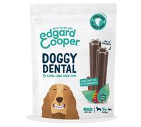 Edgard & Cooper Natural Big Dog Dental Stick Treats 7 Chew Sticks Dental Hygiene Mint & Strawberry, One per Day, Low Calorie, Long Chewing Effectiveness, Fresh Breath