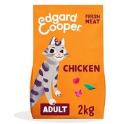 Edgard and Cooper Dry Cat Food Grain Free Adult Chicken 2kg - Natural, Fresh Meat for indoor or outdoor cats, Junk free, Healthy Ingredients, help support sensitive stomachs