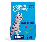 Edgard and Cooper Dry Cat Food Grain Free Adult Salmon 2kg - Natural, Fresh Meat for indoor or outdoor cats, Junk free, Healthy Ingredients, help support sensitive stomachs