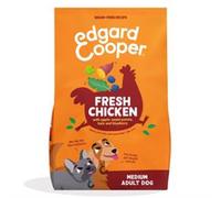 Edgard & Cooper Grain Free Dry Dog Food For Medium Breed Adult Dogs (1kg), Fresh Chicken, Balanced Fibre For Gut Health, With Apple, Sweet Potato, Kale and Blueberry, Never Meat Meal