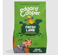 Edgard & Cooper Grain Free Dry Dog Food For Medium Breed Adult Dogs (2.5kg), Fresh Lamb, Balanced Fibre For Gut Health, Hypoallergenic Recipe With Natural Ingredients, Never Meat Meal