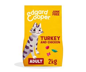 Edgard and Cooper Feed Me Real Turkey and Chicken Grain-Free Cat Food - 2kg