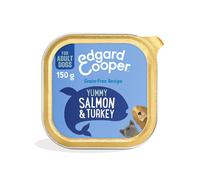 Edgard and Cooper Grain Free Adult Dog Wet Food Salmon and Turkey - 150g