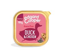 Edgard & Cooper Natural Wet Puppy Dog Food - 11 x 150g - Duck & Chicken - Grain Free, Protein & Healthy
