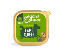 Edgard and Cooper Irresistible Lamb and Beef Adult Dog Wet Food Trays - 11 x 150g