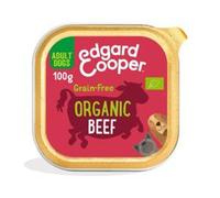 Edgard & Cooper Bio Organic Beef Wet Food with Coconut and Chia for Adult Dogs, transparent