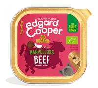 Edgard and Cooper Organic Marvellous Beef Adult Dog Wet Food Trays - 100g