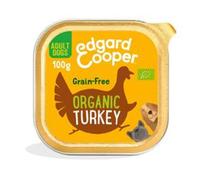 Edgard and Cooper Organic Turkey Coconut & Chia Seeds Tray for Dogs 100g