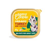 Edgard and Cooper Organic Turkey and Chicken Paté for Adult Cats - 85g