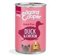Edgard and Cooper Wet Puppy Food Duck & Chicken with Banana Mango & Pea 400g