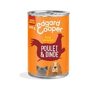 Edgard & Cooper Adult Cereal-Free Natural Food Fresh Chicken and Turkey Healthy Food Flavour and Balanced Pro 400g
