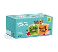 Edgard Cooper Adult Wet Dog Food Cups Multipack, Lamb-Chicken, 4 x 300g - Fresh meat, Hypoallergenic, Salmon with Tasty Fresh Meat, High Protein Natural Ingredients