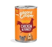 Edgard & Cooper Dog Wet Tin Chicken & Turkey 400g (Pack of 6)