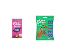 Edgard & Cooper Dog Dry Food Plant & Beetroot Grain Free 7kg + Apple Dog Treats Bites 1x50g - Kibble & Treats Bundle