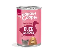Edgard and Cooper Wet Puppy Food Duck & Chicken with Banana Mango & Pea 400g