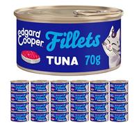 Edgard & Cooper Fillet for Sterilized or Active Kitten or Adult Cat Natural Grain-Free Wet Food 70g x 24 Tuna