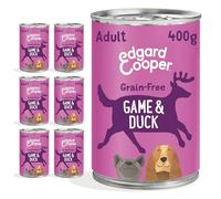 Edgard & Cooper Adult Grain Free Wet Dog Food With Game & Duck 6 x 400G