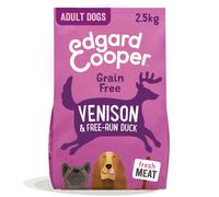 Edgard Cooper Grain Free Dog Food Dry, Venison Duck 2,5kg, Natural Kibble Dry