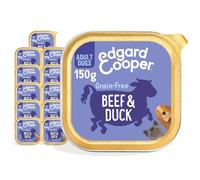 Edgard and Cooper Delightful Beef and Duck Adult Dog Wet Food Trays - 150g