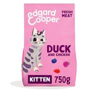 Edgard Cooper Kitten Grain Free Dry Cat Food, DuckChicken 750g, Natural Cat Kibble for Puppies with Fresh Meat Amino Acids, GlutenFree, High Protein, No Added Sugar