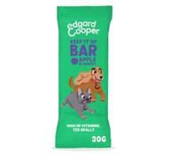 Edgard Cooper Natural Dog Treats, Apple Keep It Up Bar, 1 x 30g bar, Grain free, Plantbased Dog Treats, training treats packed with fresh fruit