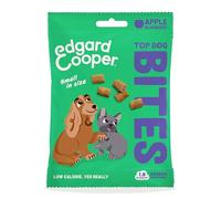 Edgard Cooper Natural Dog Treats, Apple Top Dog Bites Small, 1 x 50g bag, Grain free, Plantbased Dog Treats, training treats