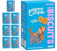 Edgard Cooper Natural Dog Treats - Salmon and Chicken Bravo Biscuits - (7 x 400g box), Grain Free, High in Protein & fresh meat, full of essential amino acids for healthy insides