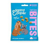 Edgard Cooper Natural Dog Treats, Salmon and Chicken Top Dog Bites Small, 1 x 50g bag, Grain Free, High in Protein fresh meat, full of essential amino acids for healthy insides