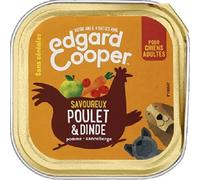 EDGARD&COOPER Natural Edgard & Cooper Adult Dog Grain Free Chicken & Turkey - 100g Tray