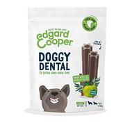 Edgard & Cooper Natural Small Dog Dental Stick Treats 7 Chew Sticks Dental Hygiene Eucalyptus & Apple, One per Day, Low Calorie, Long Chewing Effectiveness, Fresh Breath