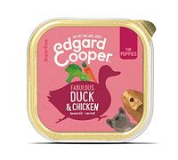 Edgard & Cooper Duck and Chicken Wet Food with Broccoli and Carrot for Puppies