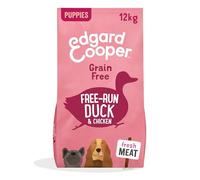 Edgard Cooper Puppy Grain Free Dry Dog Food (Duck & Chicken 12kg), Natural Kibble for Puppies, Gluten-Free, Hypoallergenic, with Fresh Meat & Amino Acids