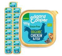 Edgard and Cooper Organic Wonderful Chicken and Fish Puppy Wet Food Trays - 100g