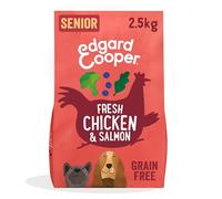 Edgard Cooper Senior Dry Dog Food - Chicken & Salmon 2.5kg - Grain Free, Tasty Fresh Meat, High Protein & Natural Ingredients, Gluten Free & Non GMO