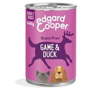 Edgard Cooper Wet Dog Food Game Duck Beetroot Blueberry Pear 400g - 6 Pack
