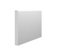 Edge 2 MDF Skirting Board - 95mm x 18mm x 4200mm, White Primed (Pack of 4)