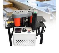 Edge Bander Machine for Woodworking, Portable and Adjustable Speed for Straight and Curved Edges, Perfect for Home and Professional Use