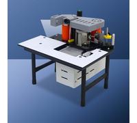 Edge Bander Machine for Woodworking, Portable with Adjustable Speed for Straight and Curved Edges, Ideal for Professional and DIY Projects, 1,500W Power
