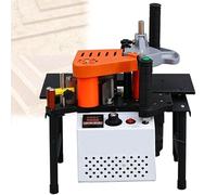 Edge Bander Machine, Portable Edgebander with 1100W Power, Double Side Gluing for Straight & Curved Forms, Ideal for Woodworking and Handmade Furniture