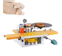 Edge Banding Machine with Adjustable Temperature and Speed for Woodworking, Suitable for Curved and Straight Edges