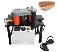 Edge Banding Machine with Anti-slip Feet, 150-180ºC Temperature Control, Multiple Cooling Holes, Straight Arc Line Work, Double Side Gluing