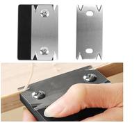 Edge Banding Trimmer Black Portable Manual Wood Trimmer with Blade Stainles