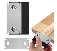 Edge Banding Trimmer Black Tool - Portable Manual Wood Trimmer with Stainless Steel Blade, Veneer Edge Trimmer, Wood Chamfering Scraper, for Woodworking Edging, PVC, Abs, Laminate, DIY Projects