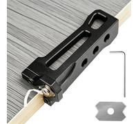 Edge Banding Trimmer,Woodworking Edge Trimmer,Professional Wood Veneer Edge Trimmer,Chamfer Plane,Burr Scraper,for Woodworking Wood,Plastic,PVC,with Allen Wrench(R1)