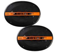 EDGE Car Audio 6X9 Parcel shelf speakers EDST219-E6 Black and Orange, 3 way