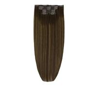 Edge Clip in Extensions Real Human Hairs,7pcs Seamless Clip in Extensions Remy Hair，Invisible PU Skin Weft Straight Quick to Wear(T2-6-2,24 Inch)