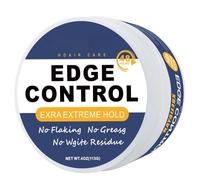 Edge Control Wax for Black Women - Afro Hair Gel - Braiding Gel - Strong Hold - Non-Greasy - No White Residue - Hair Products for Women 4 Ounces