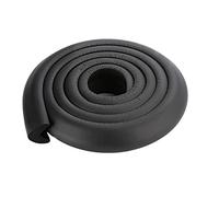 Edge Corner Protector, 2M L Shape Baby DIY Proofing Guard Coverage Safety Bumper Edge Corners for Child Safety, Furniture Protect (Black)
