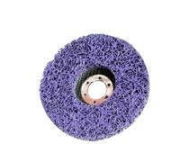 Edge Diamond Grinding Wheel 1PCS Coral Disc Poly Strip Disc Abrasive Wheel Paint Rust Remover Clean Grinding Wheels for Angle Grinder Paint Abrasiv(Purple)